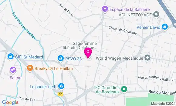 Localisation Clara Dupart