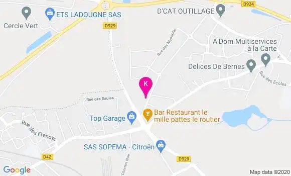 Localisation Fanny Di Betta