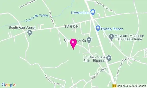Localisation Damien Cuinet