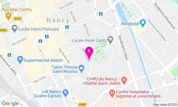 Localisation Charlotte Reistroffer
