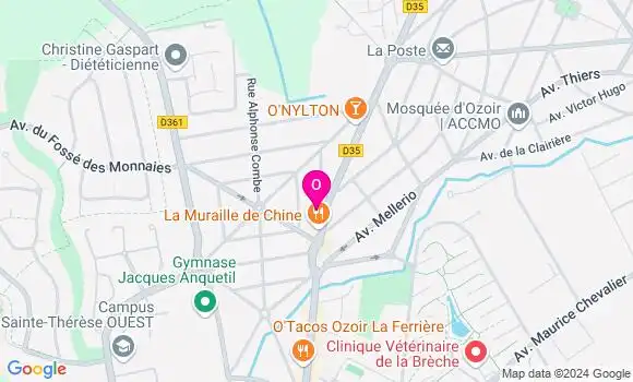 Localisation Clémence Piau