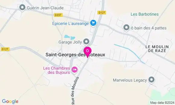 Localisation Aurore Gaudin
