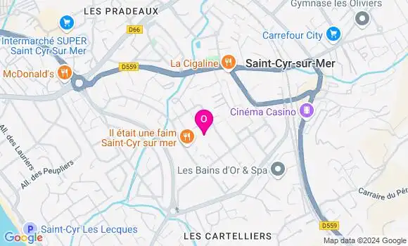 Localisation Carole Anne Zangari