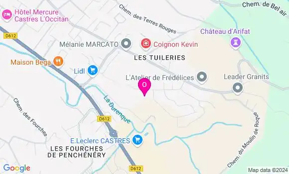Localisation Cindy Martin