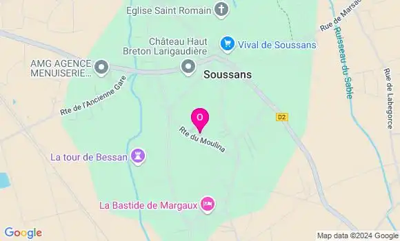 Localisation Laura Bourneuf