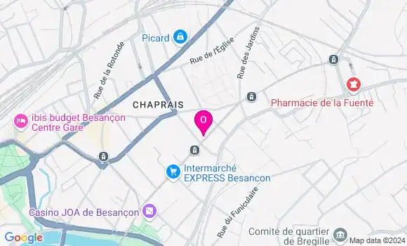 Localisation Etienne Cupillard