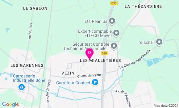 Localisation Delphine Bourrigaud