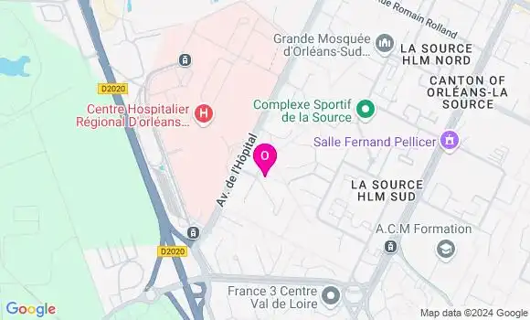Localisation Nora Alouat