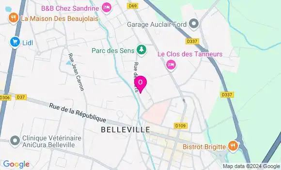 Localisation Clarisse Luizy