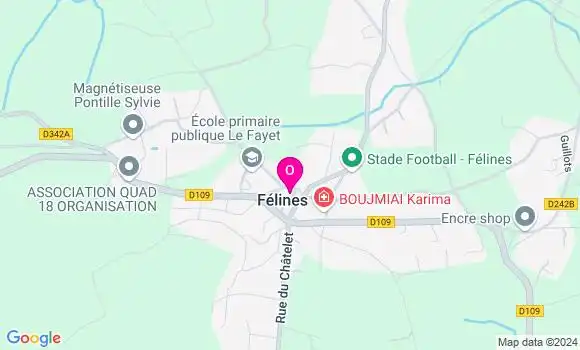 Localisation Lise Bouvier