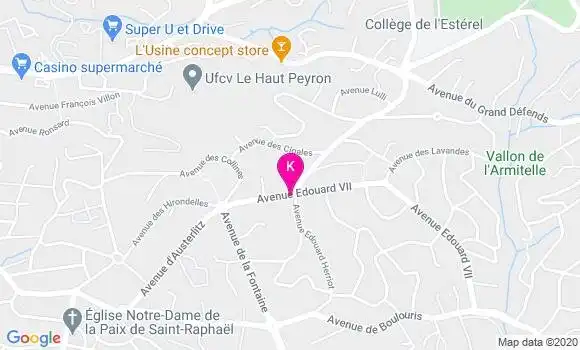 Localisation Faustine Perrin Colson