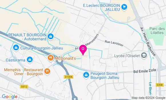 Localisation Valentin Bichet