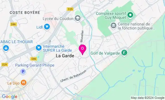 Localisation Clara Lamure