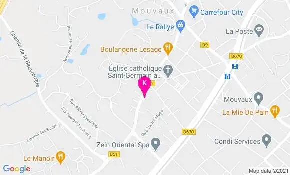 Localisation Nicolas Dazin