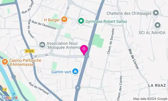 Localisation Claire Chamot