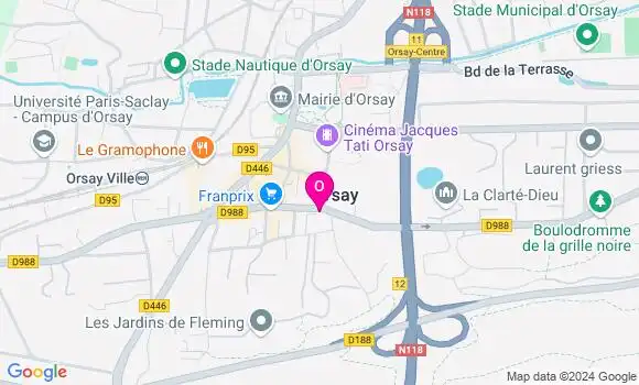 Localisation Justine Pin