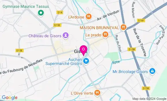 Localisation Laurine Hary