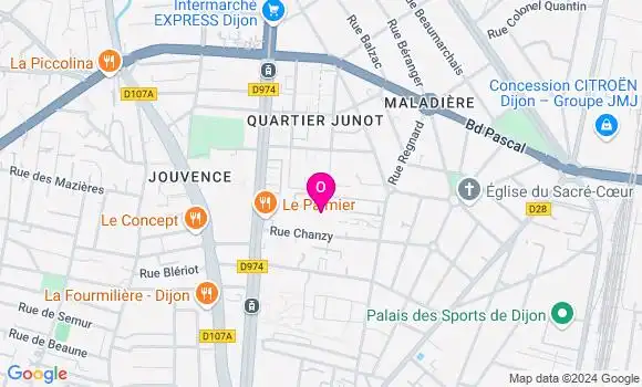 Localisation Viviane Sotier Dardeau