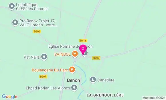 Localisation Baptiste Penault