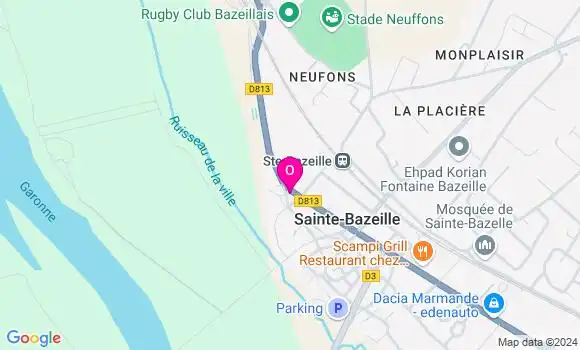 Localisation Manon Bardou