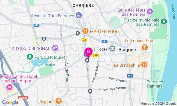 Localisation Manon Dunac