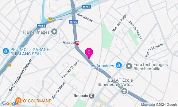 Localisation Violette Tack