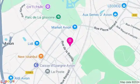 Localisation Emilie Roche