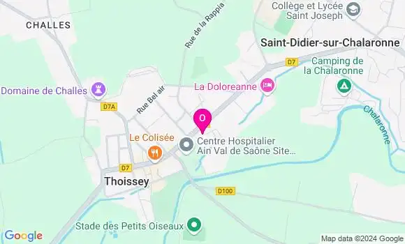 Localisation Clothilde Martin Collomb