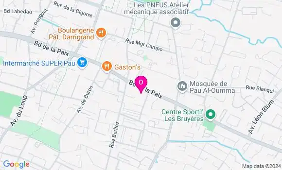 Localisation Coline Moulia
