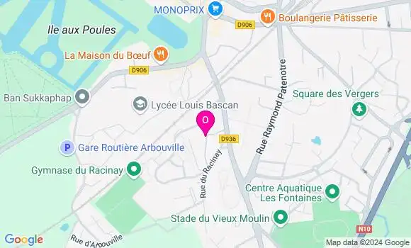 Localisation Camille Noury