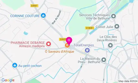 Localisation Melissa Delienne