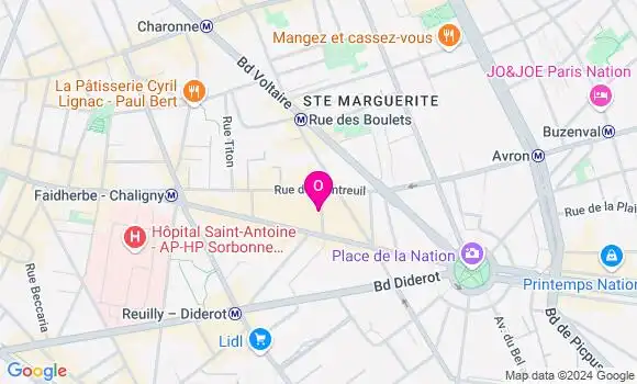 Localisation Sabine Mansuelle