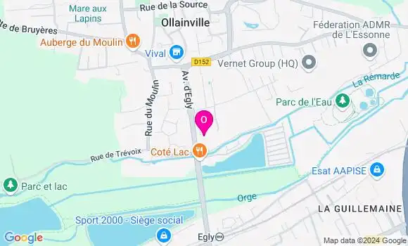 Localisation Alexandrine Olaria