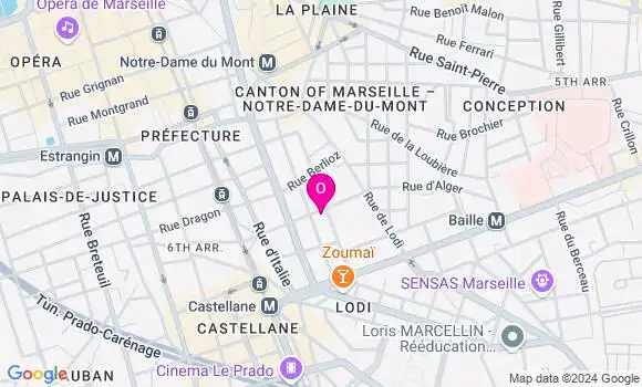 Localisation Lauren Ricaud