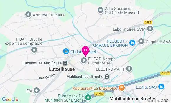 Localisation Laurine Muller