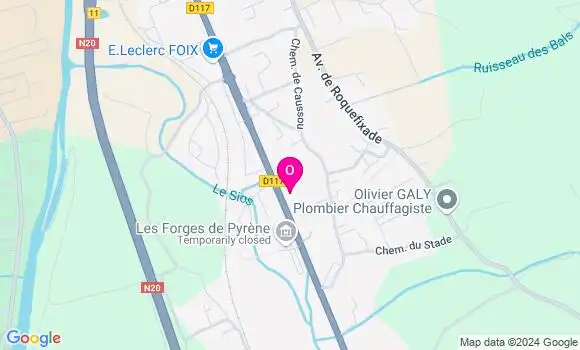Localisation Valentine Garrigue