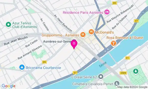 Localisation Hugo Poupard