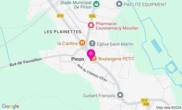 Localisation Manon Binet