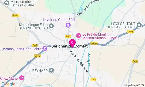 Localisation Thomas Serra