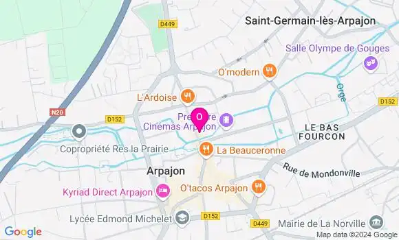 Localisation Coline Triffaut