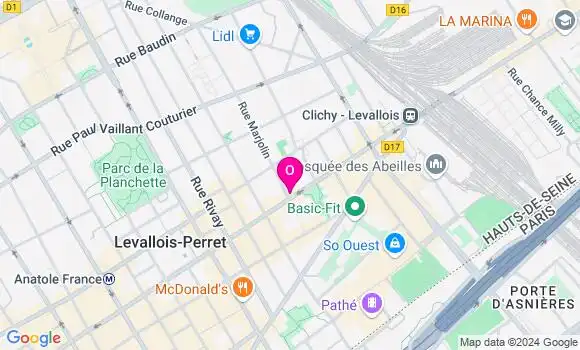 Localisation Alice Scandolo