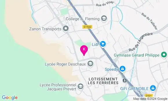 Localisation Laure Vantilcke