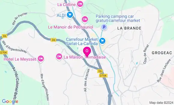 Localisation Caroline Razaire