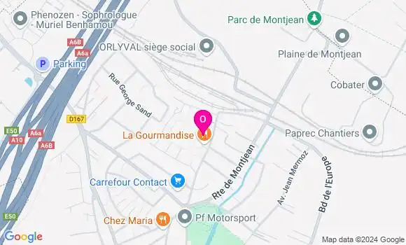 Localisation Priscilla Pivost