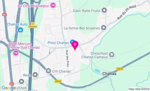 Localisation Pascaline Metral