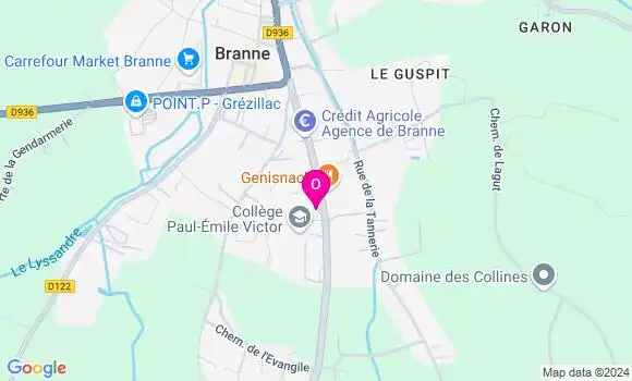 Localisation Mandy Boaro