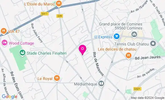 Localisation Arthur Ringot