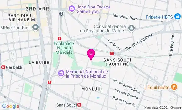 Localisation Galahad Blanchon