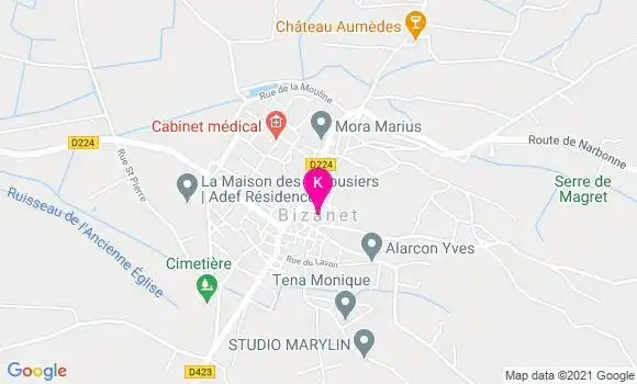 Localisation Frederic Mauduit