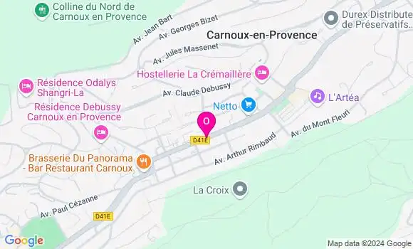 Localisation Ophelie Ribiere